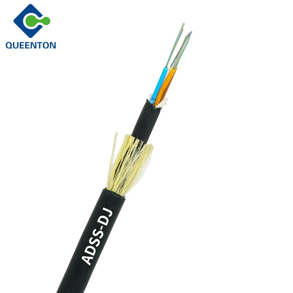 Лучшая цена оптоволоконный кабель FTTH наружный волоконно-оптический ADSS G652D