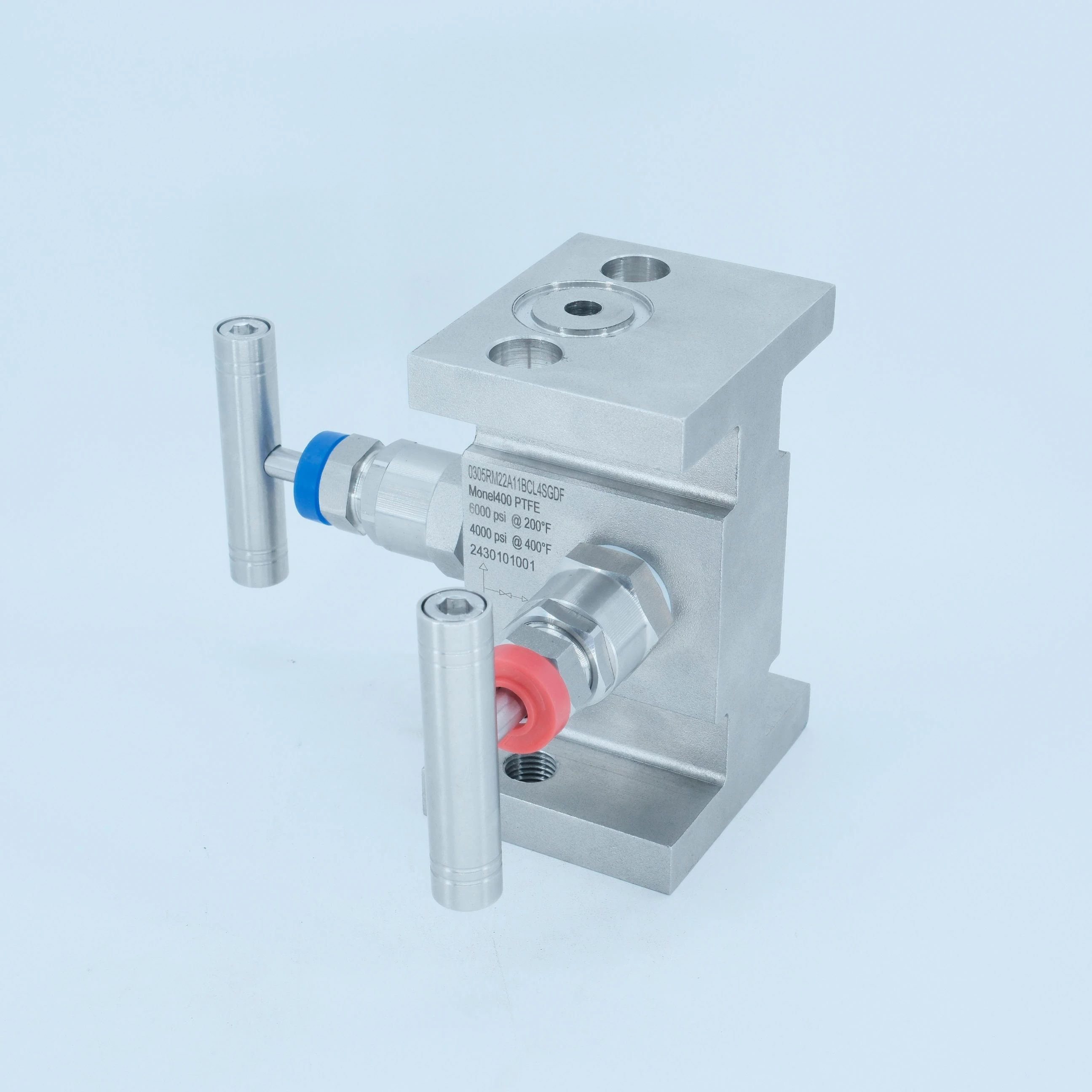 Stainless steel integrated two valve group pressure gauge transmitter two valve group double valve group