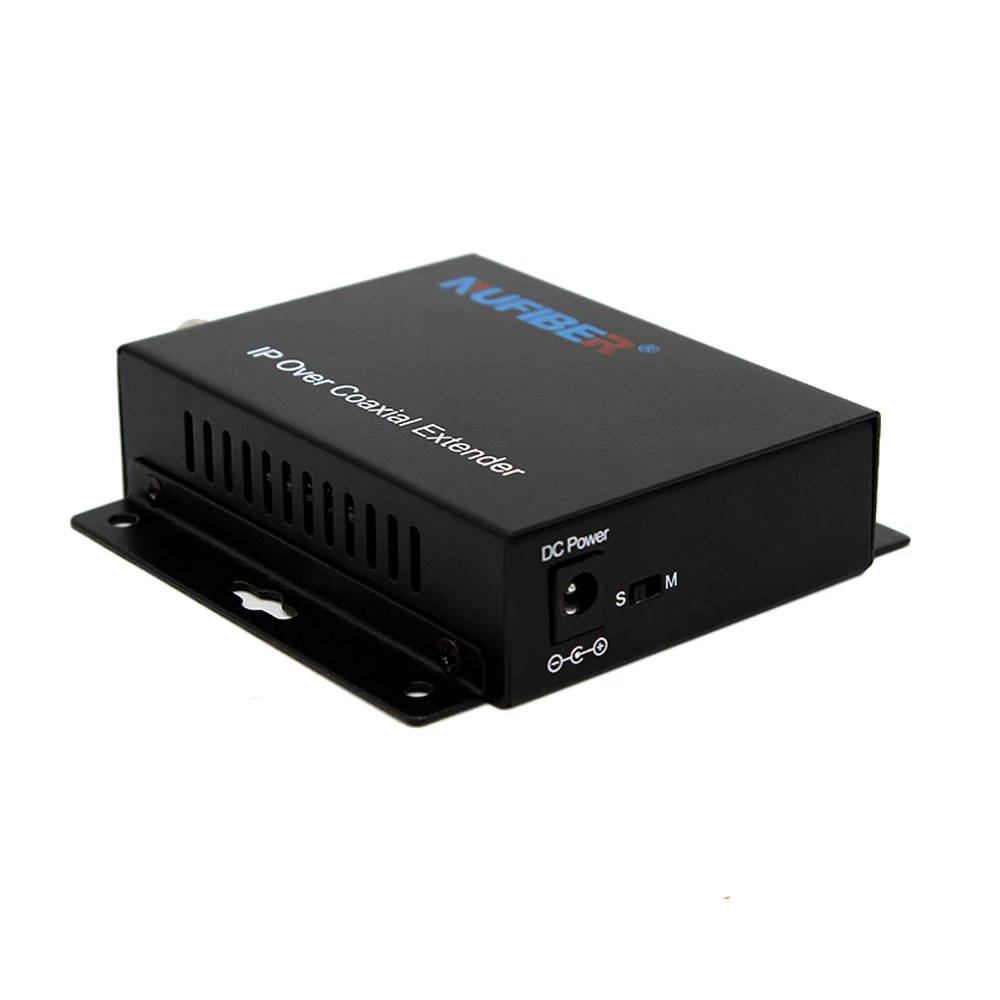 10/100M IP Ethernet Over Coaxial Extender 1 BNC and 1 LAN  Ethernet over Coaxial EOC Extender 2km