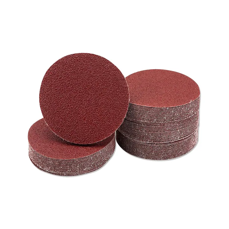 150mm 6 holes abrasive disc Aluminum Oxide Hook and Loop round sandpaper sanding discs for polishing disc 60#-600#