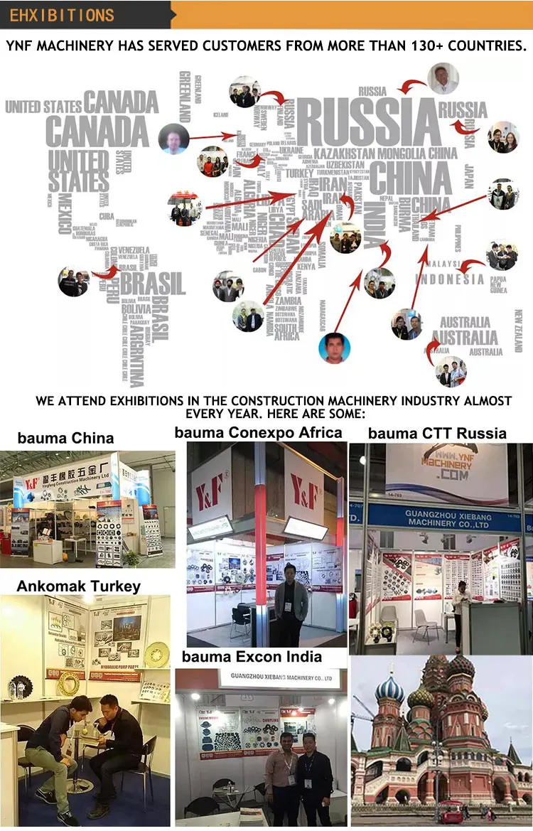 E200B экскаватор резиновая муфта TFC80 подключенный двигатель и вал