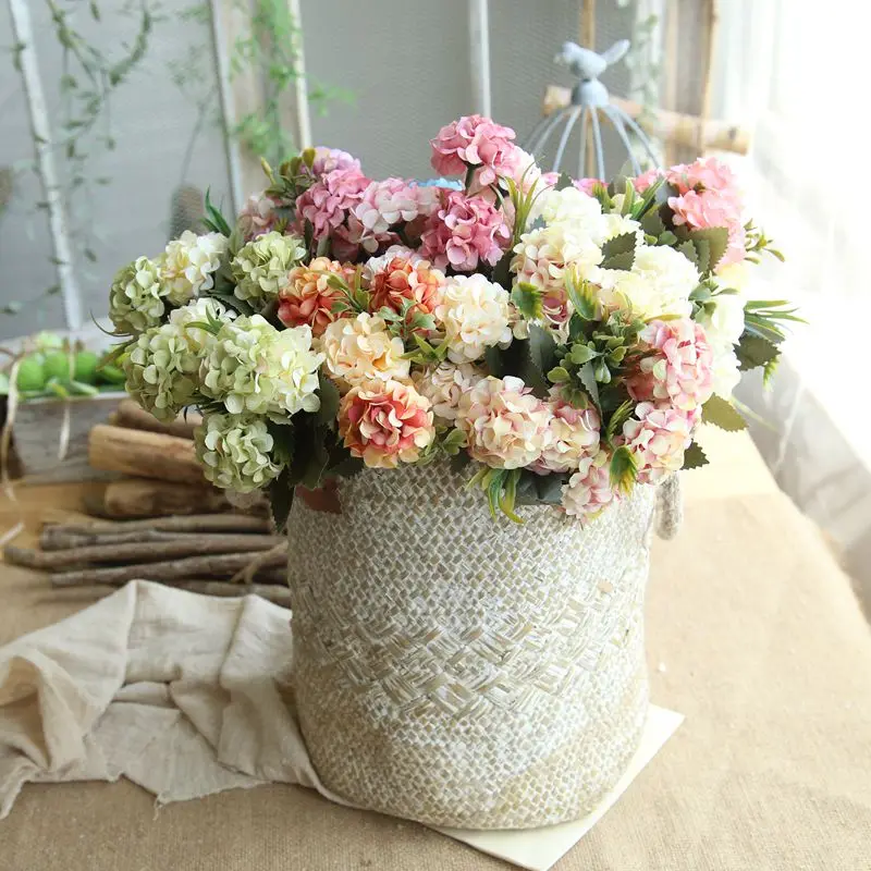 Ball chrysanthemum flower artificial flower daisy home decor wedding holding flower