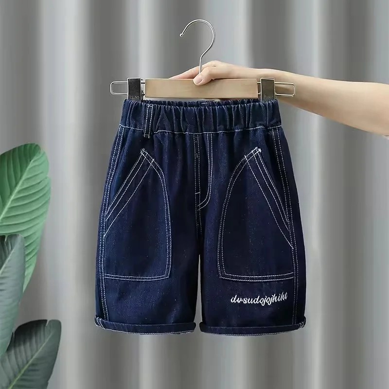 2024  kids denim shorts wholesale kids girls clothes summer clothing boutique new products girls jeans
