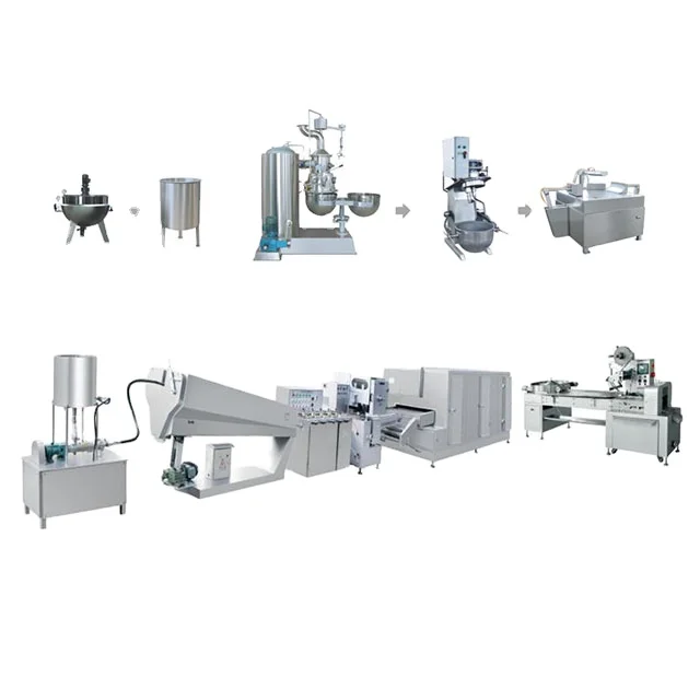 Hot selling fully automatic hard candy making production line machine for factory
