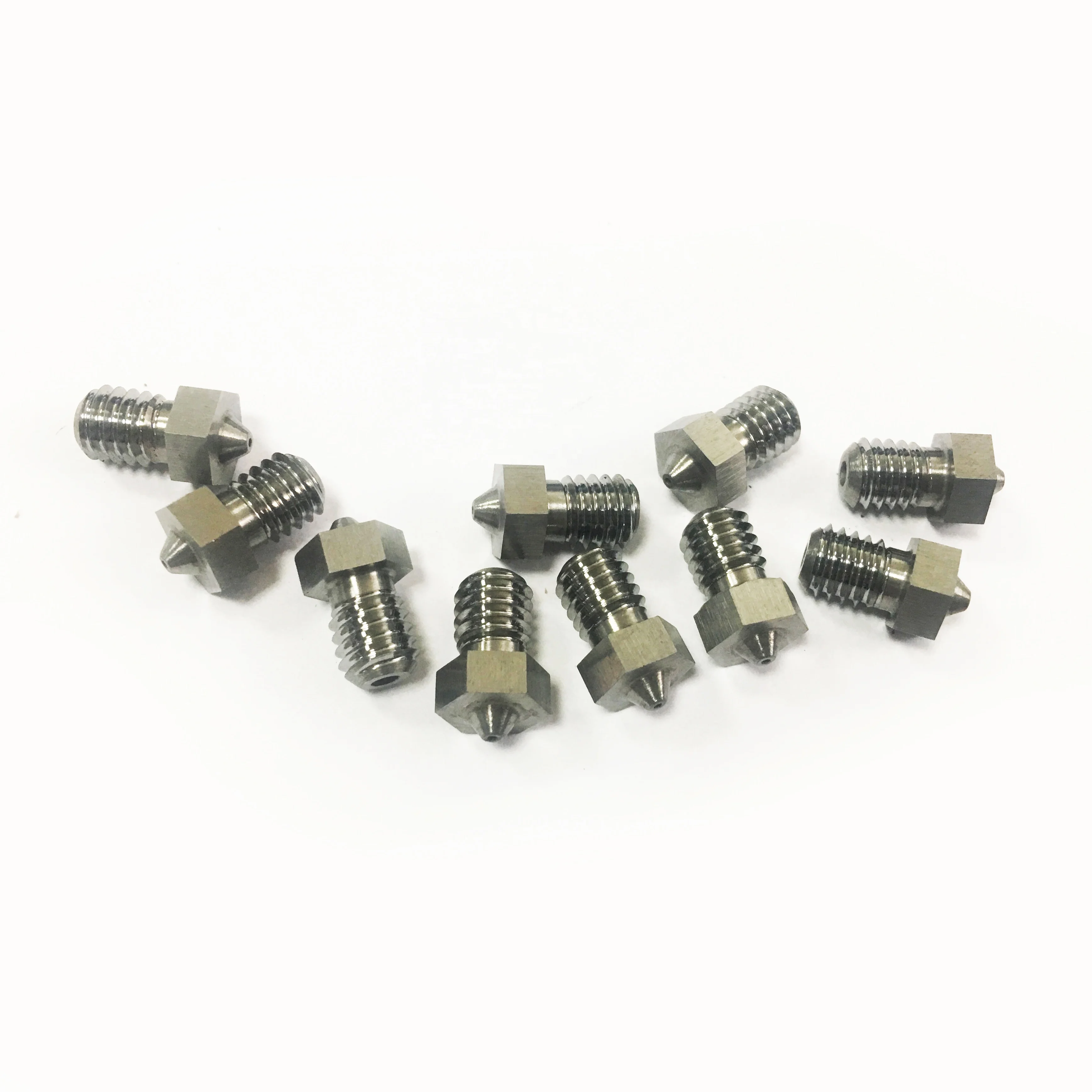 MK8/V6 tungsten carbide 3D printer nozzles
