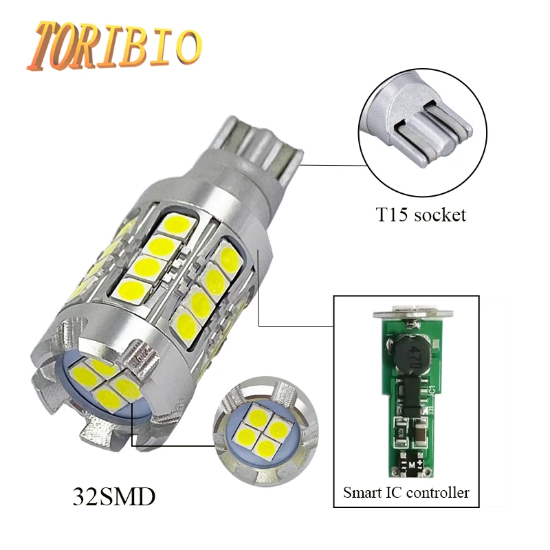 
LED car T15 W16W 921 T16 Canbus DC 2500LM 3030 32SMD turn signal 