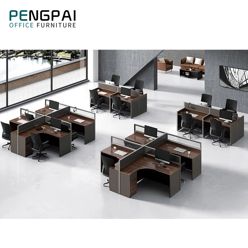 Office Furniture  modern wooden L shape executive workstation manager staff desk table workstation