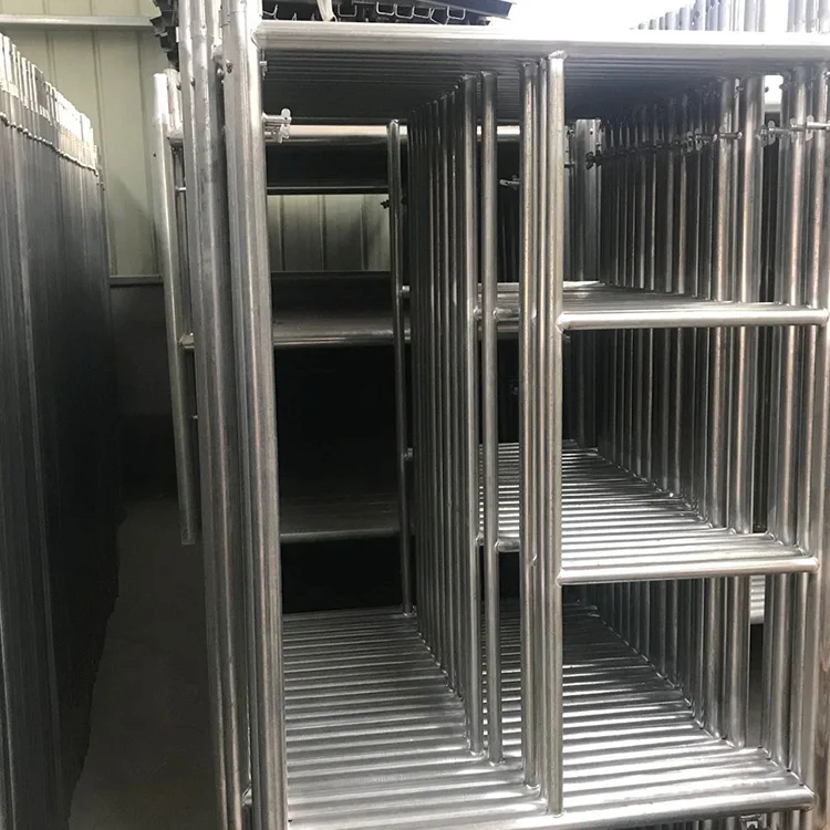 Painted scaffold caster,h frame scaffolding powder coated,step frame scaffolding pin lock 1524x1219mm