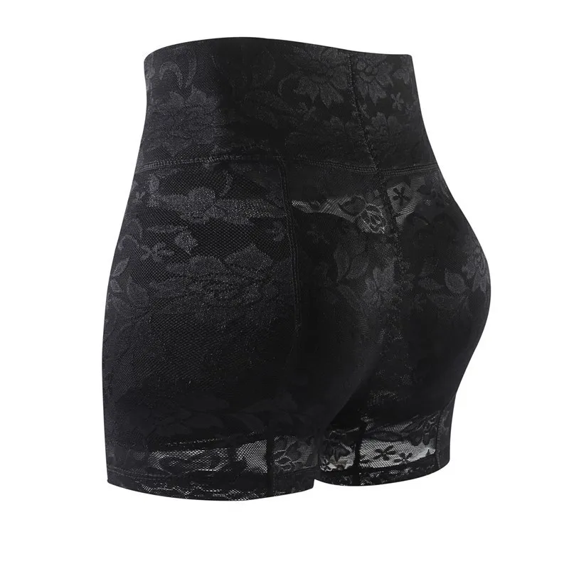 Crotch Enhancement Pants Buttocks Sponge Insert Pads Fake Lace Body Shaping Lifting Body Panties