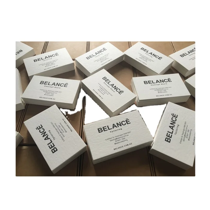 Professional namecard printing with cotton paper
