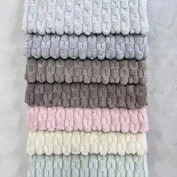 Comfortable corduroy  woven wide usage sofa pillow home textile solid color thick corduroy fabric
