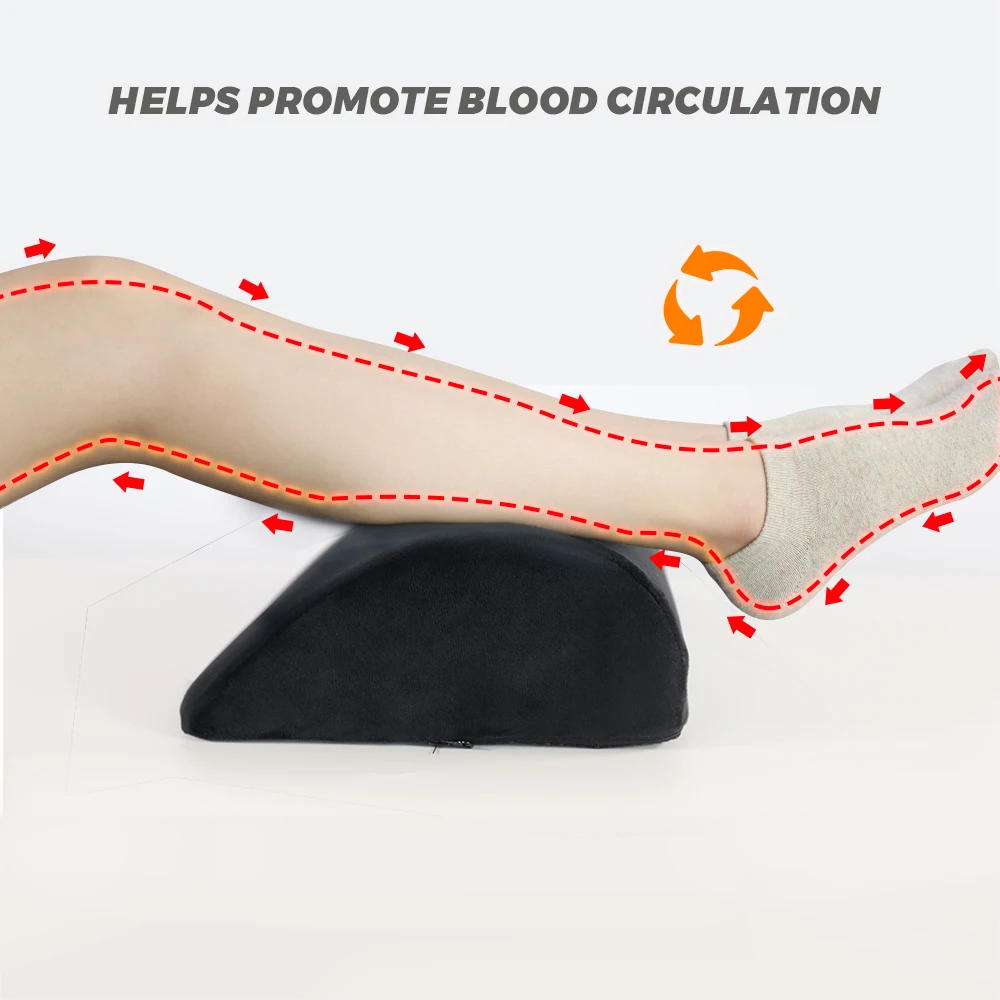 Ergonomic Office Leg Cushion Pillow Knee Rest Orthopedic Foot Cushions Memory Foam Floor Pillow Wholesale