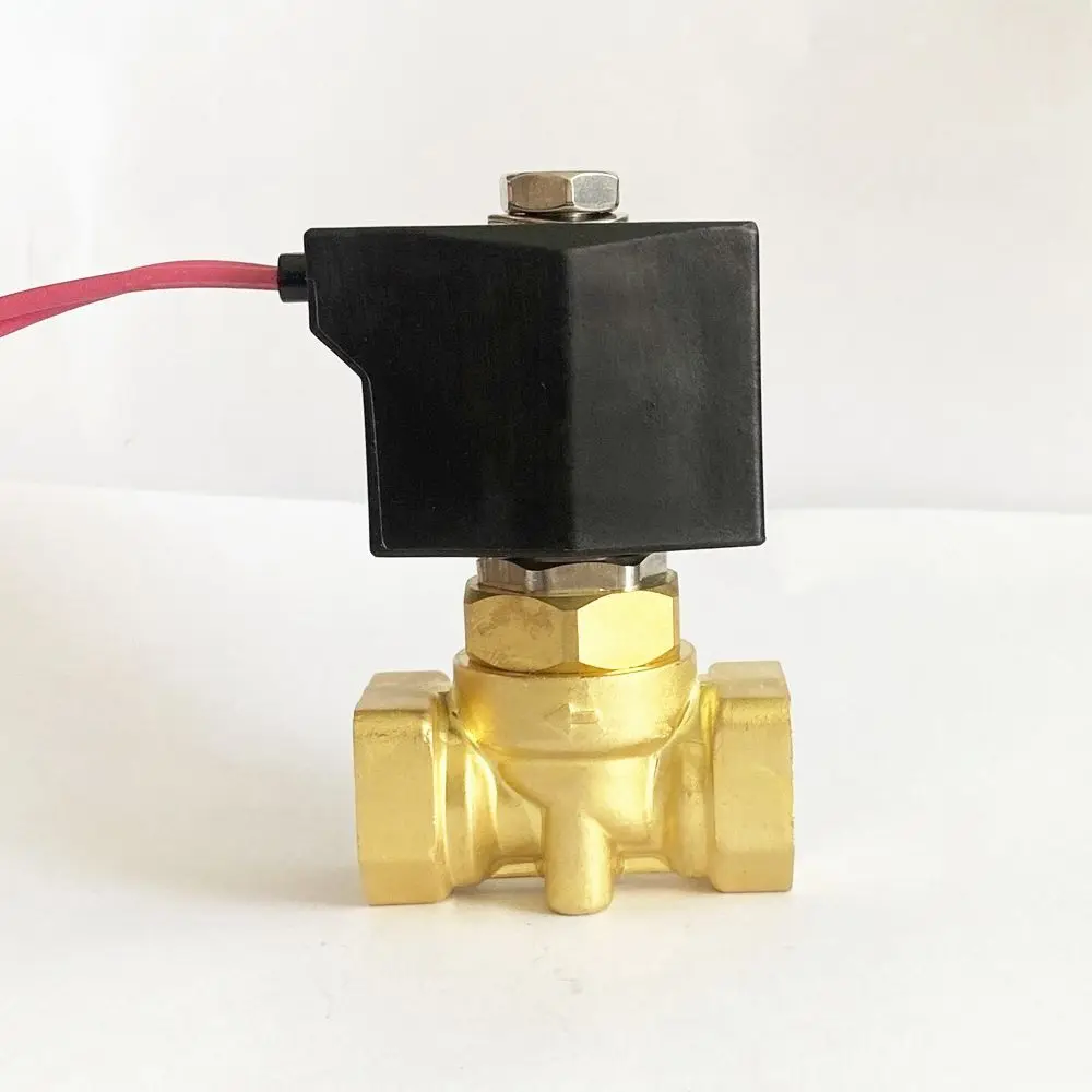 PG-10  50bar Or.10mm  3/8in  air  water gas oil  brass  high pressure solenoid valve with wire type