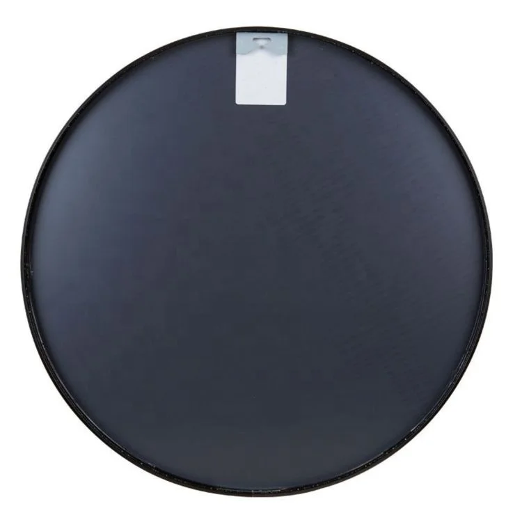 buy Gold Aluminum Alloy Large Metal Frame Circle Bathroom Decor Hanging Wall Glass Mirror for sale espejos decorativos