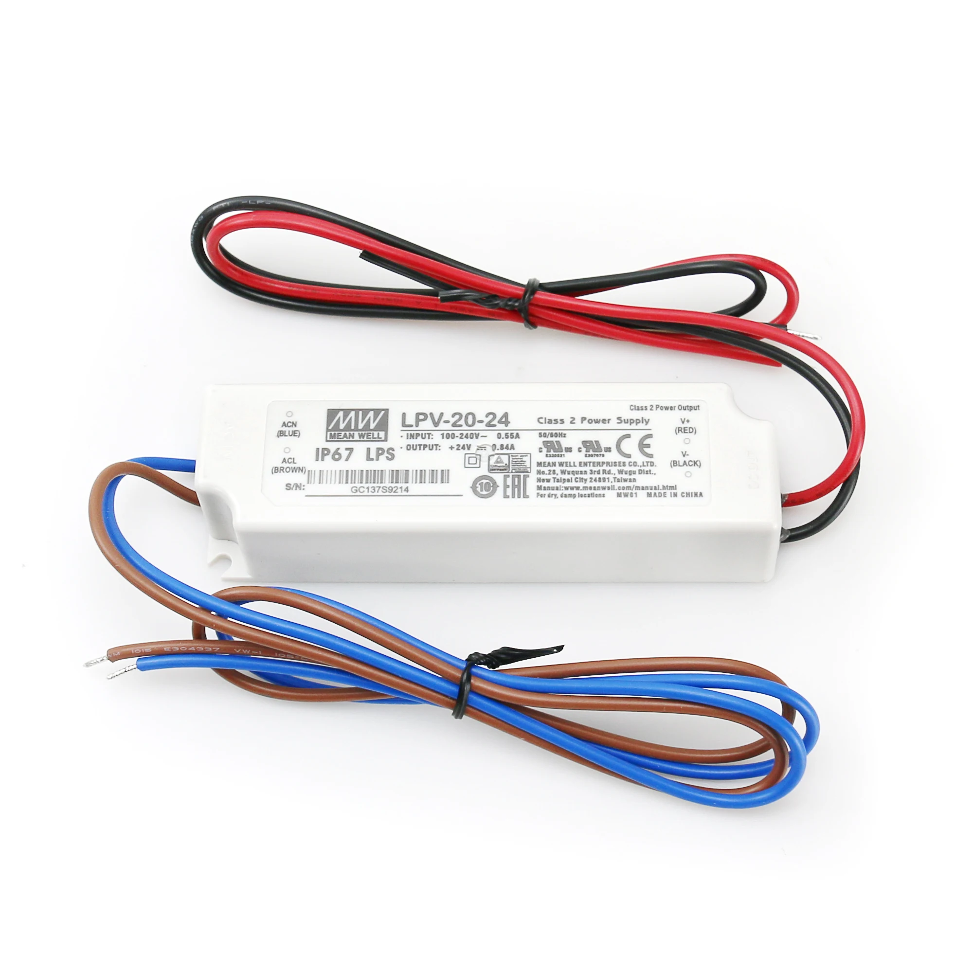 2400 Watt MeanWell Rainproof Led Power Supply 12 15 Volts For Led Sign Board