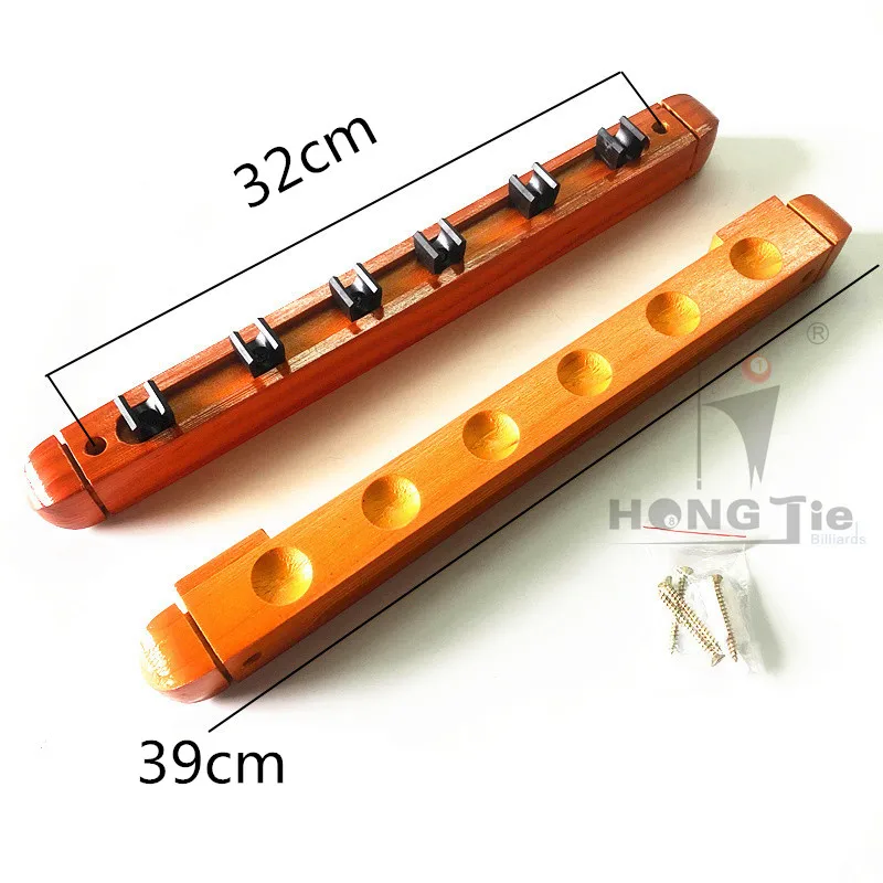 Hongjie Economic Billiard Wall Cue Rack, Billiard pool cue accessories