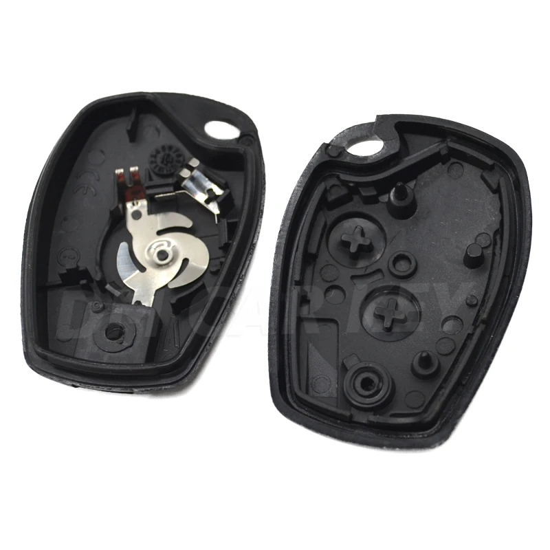 DMKEY Car key case shell 2/3button for Renault Megane Clio Logan Sandero Duster Master Fluence remote fob replacement