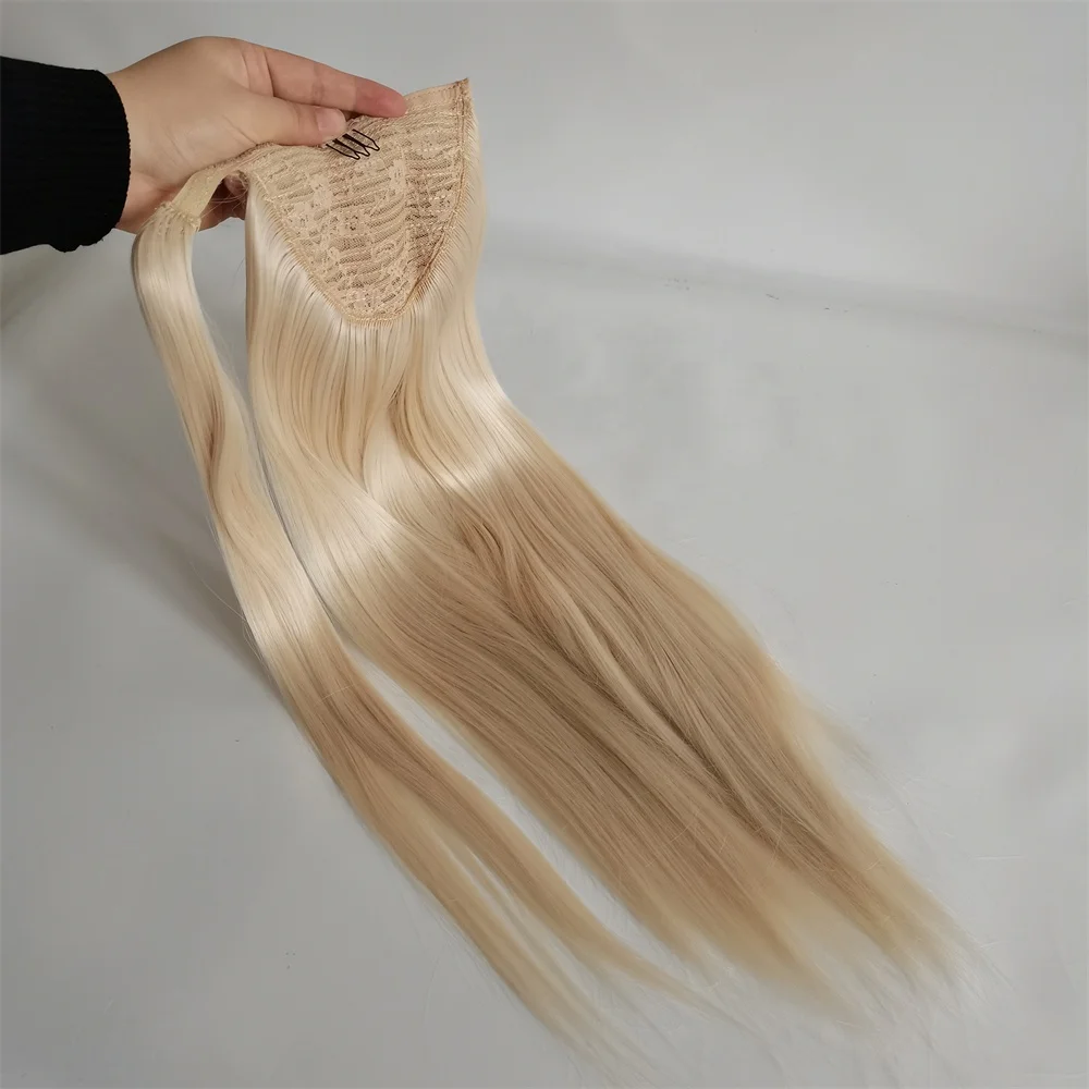 Высококачественные синтетические волосы конский хвост Омбре хвосты в наличии