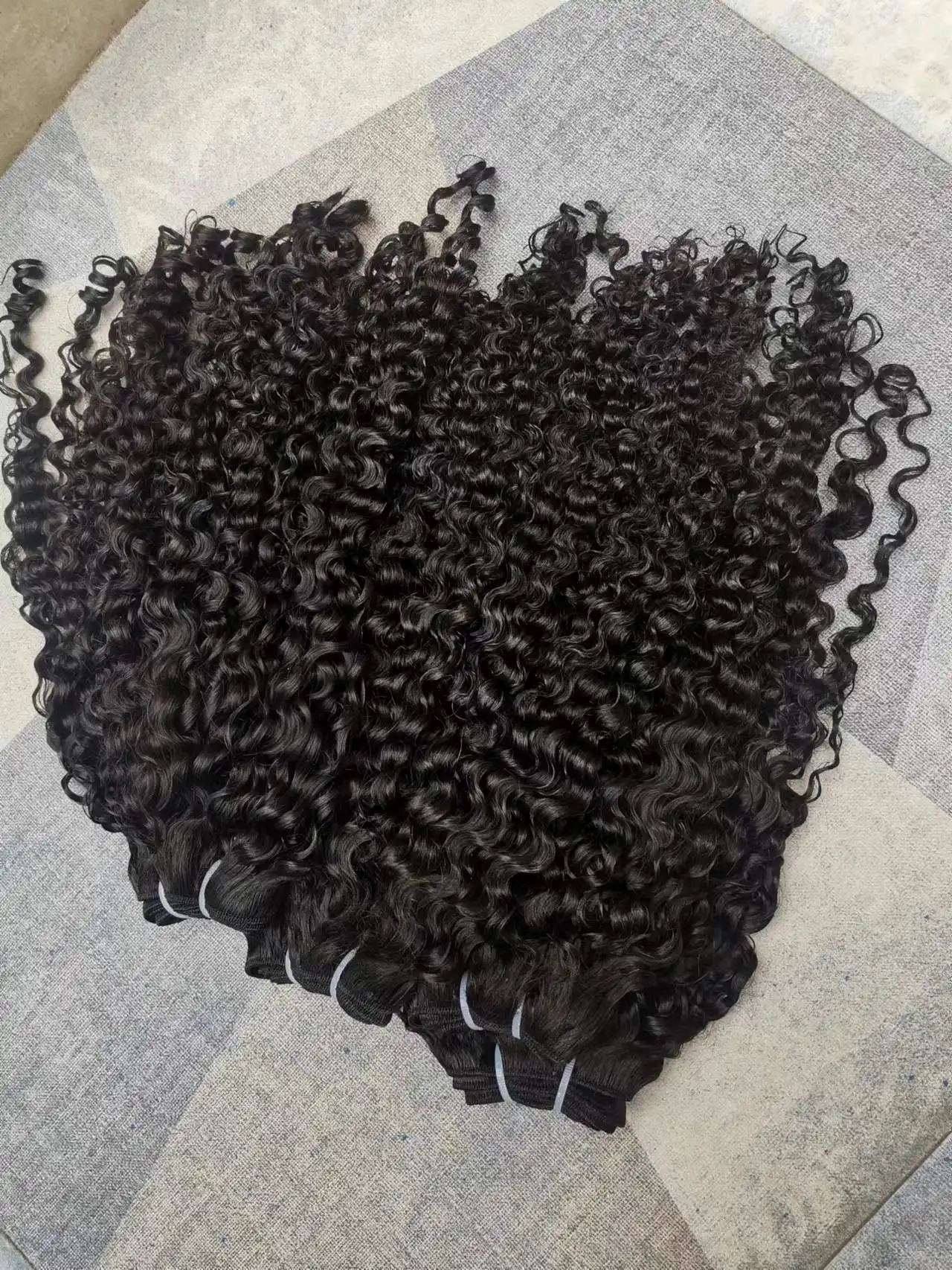 Raw Burmese Curly Hair Vendors Wholesale 100% Unprocessed 12A Grade Raw burmese cuticle aligned Virgin Bundles Human Hair