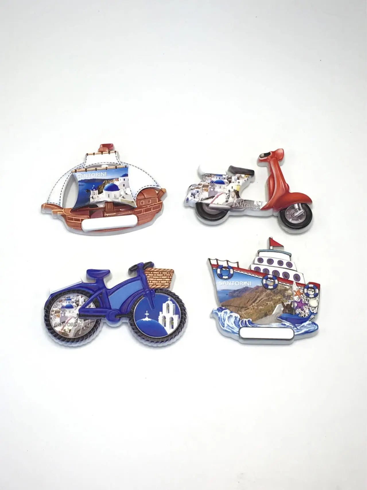 Customized Modern Design Home Decor Refrigerator Magnet Resin Fridge Magnet Painted Medium Wholesale Glass Paper Plastic Epoxy