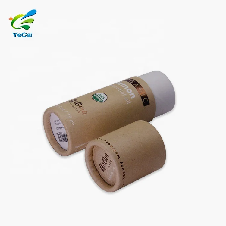 Essential oil bottles in different sizes Beauty packaging paper goods Eco-friendly hair serum container eco friendly paper tube