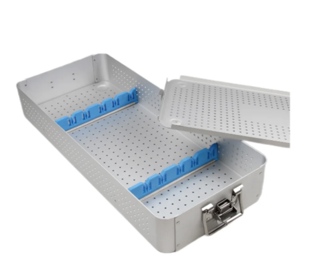 sterilization container tray box laparoscopic for instruments kits 540*250*70