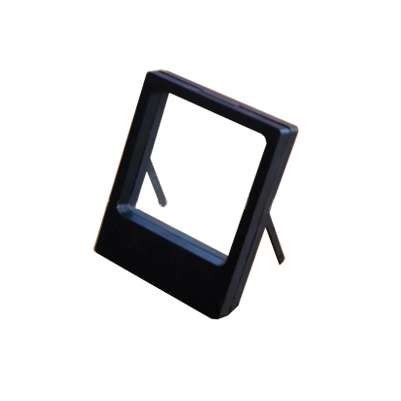 New arrival floating photo frame box for jewelry display with bracket