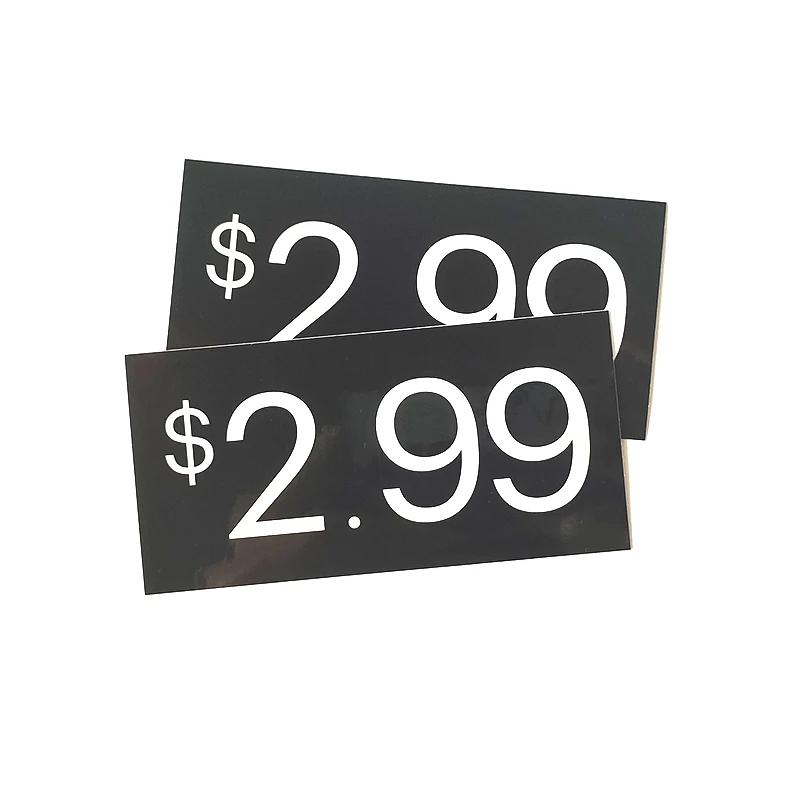 Пользовательские самоклеящиеся съемные экологически чистые ценовые этикетки бумажные наклейки для рекламы на рынке