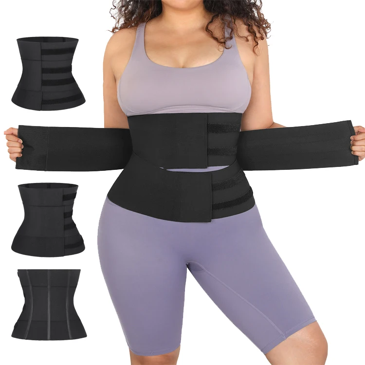 Hexin Shapewear In Stock Ships Within 48 Hours New Design Custom Logo Slimming Belt Waist Trimmer Corset Latex Waist Trainer