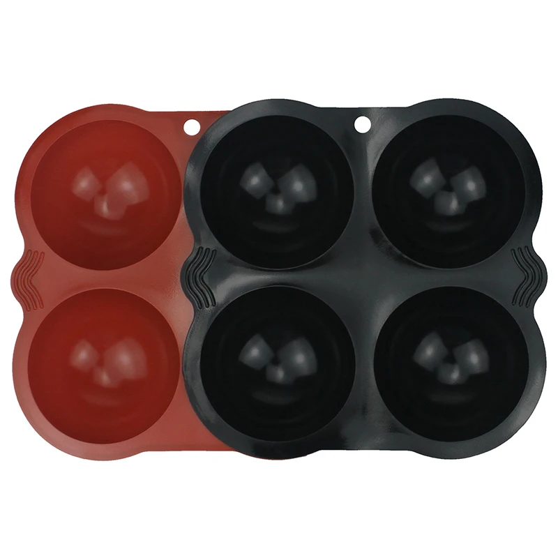 
Factory free sample cake bread 4 holes small squares wholesale silicone molds 