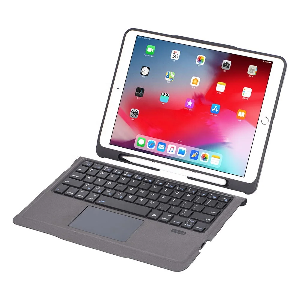 For Ipad Air 4 10.9 ipad case with key boards 8th Gen Detachable flip stand Smart Case With Wireless Keyboard
