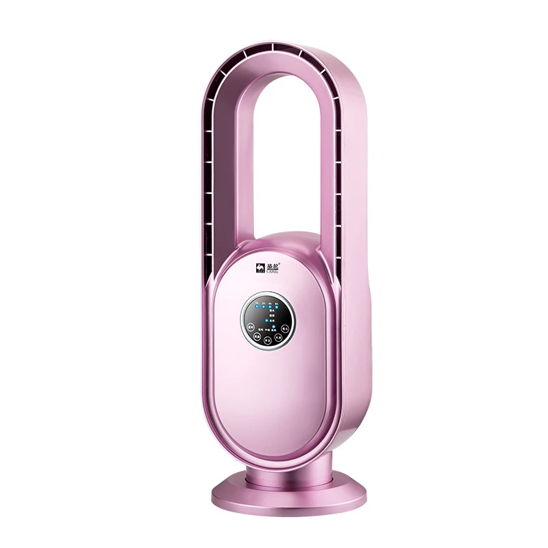 LUCKY FEEL TC-WY 2022 New Arrival Fashion Design No Blades Blue Pink Whit Color Remote and Mechanical Tower and Pedestal Fan