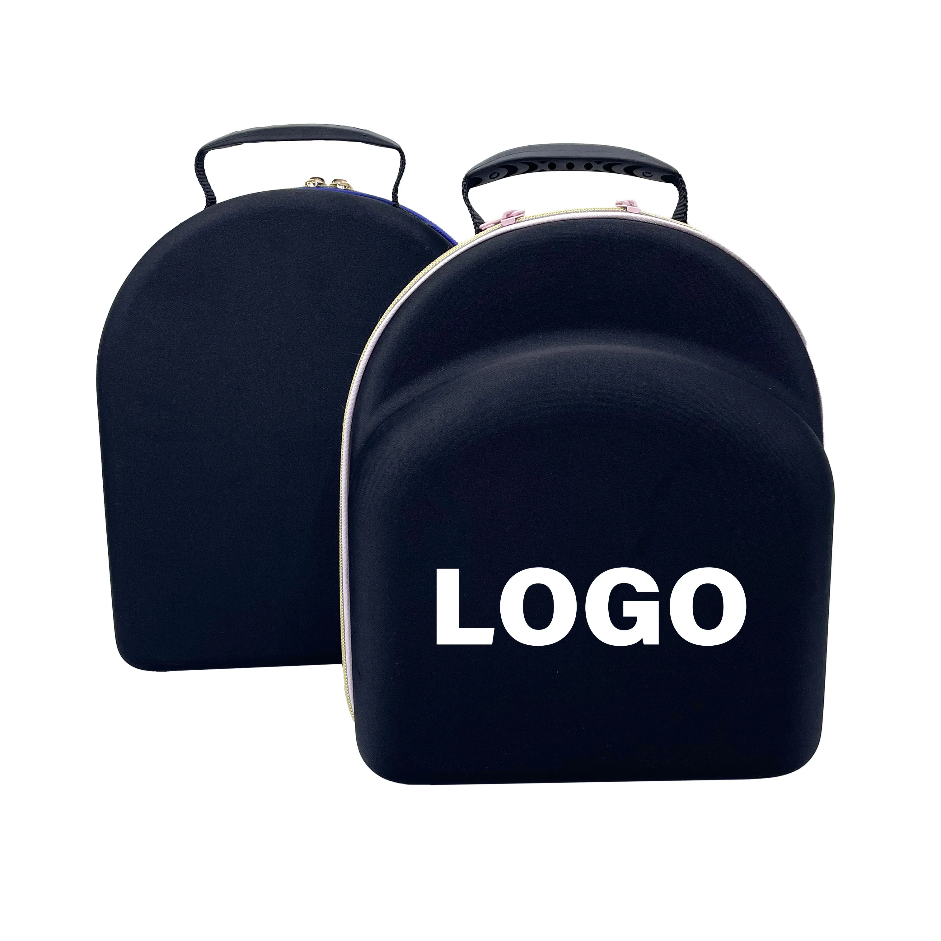 Factory Custom Hard Hat Case for 6 Baseball Caps,Hat Carrier Travel Case With Adjustable Shoulder Strap and Carrying Handle
