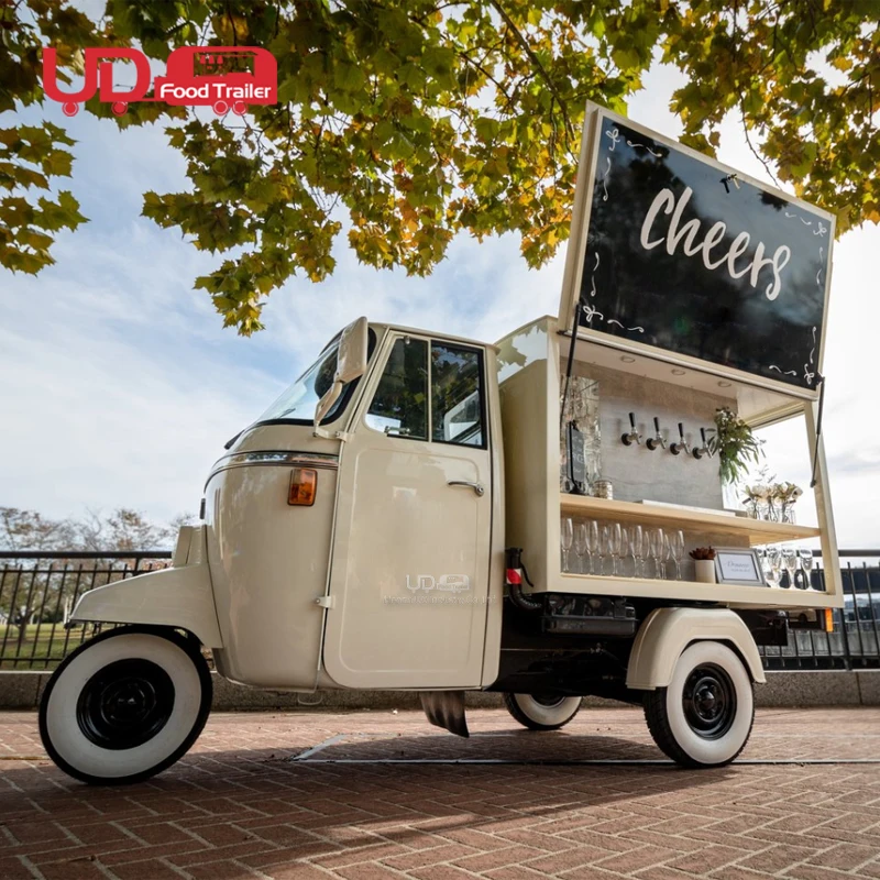  Лидер продаж тележка для пищевых продуктов трехколесная Piaggio Ape