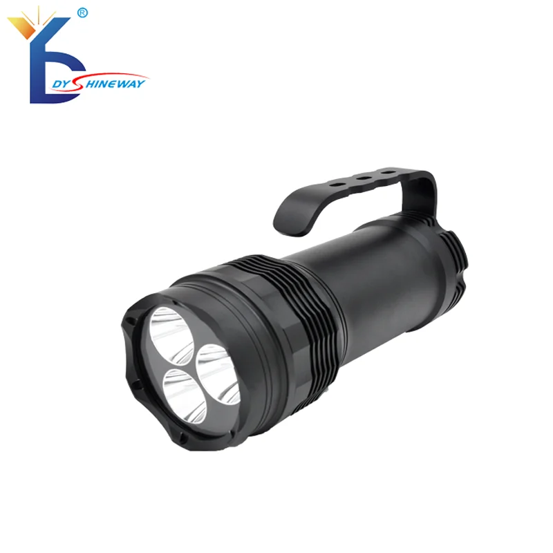 3-LED scuba diving flashlight led 5000 Lumen torch IP68 waterproof Diving Light