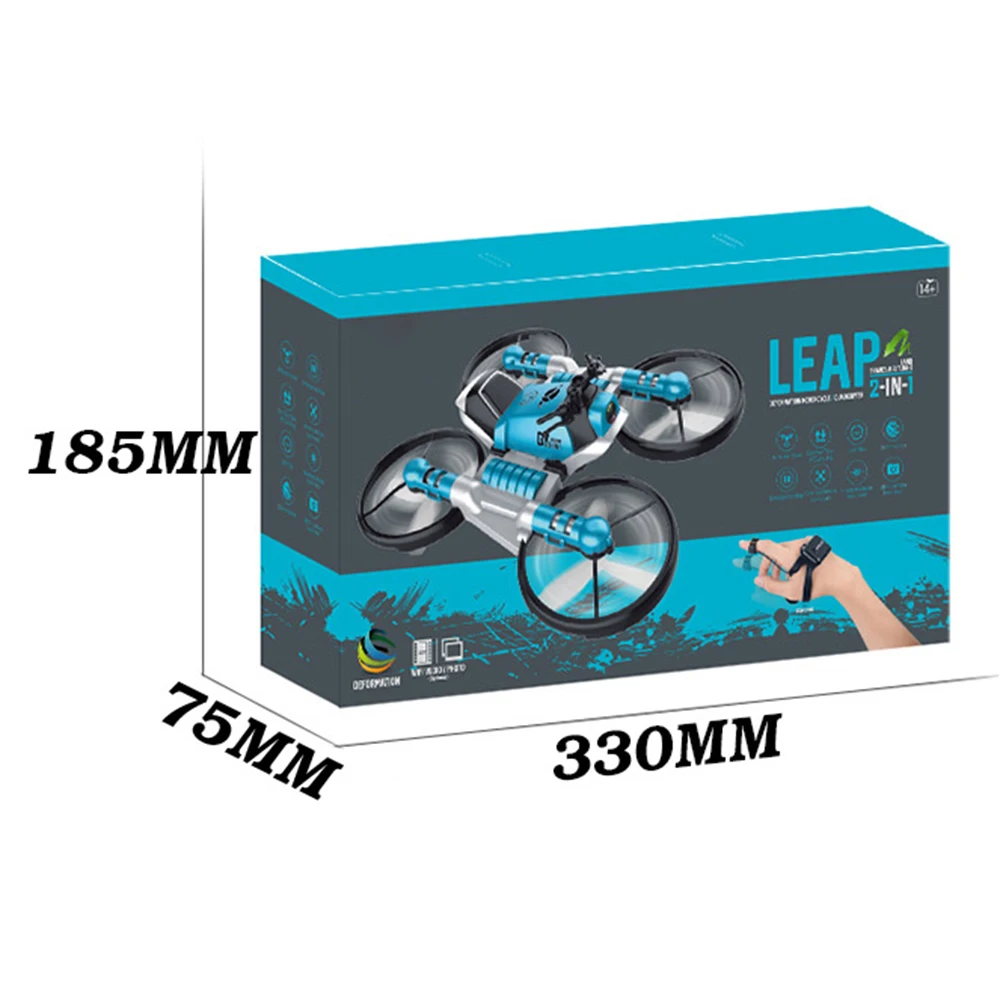 Factory Outlet New 2 In 1 Land And Air Drone Professionnel Rc Motor Bike Racing With Camera Radio Control Quadcopter Drones Toy