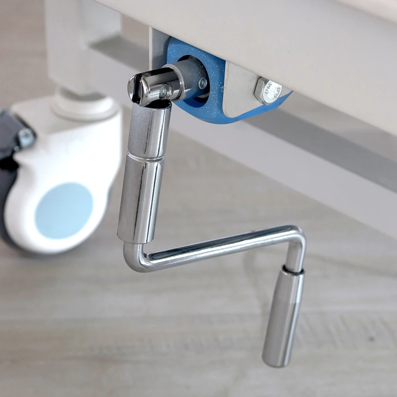 Orp-BM11C Hot Selling Foldable Aluminium Alloy Side Rails Hospital Patient Beds With Single Crank