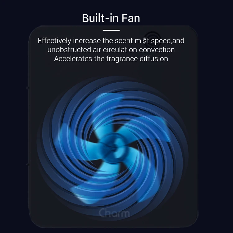 Direct Factory CH119 Smart Wall Mount Waterless Aroma Diffuser Fragrance Scent Air Essential Oil Diffuser for Hotel