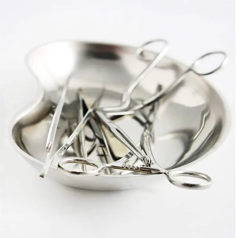 Mowell Stainless Steel Kidney Tray Reusable and Autoclavable Tray Making Them Ideal for Hospitals Labs and Surgical Centers