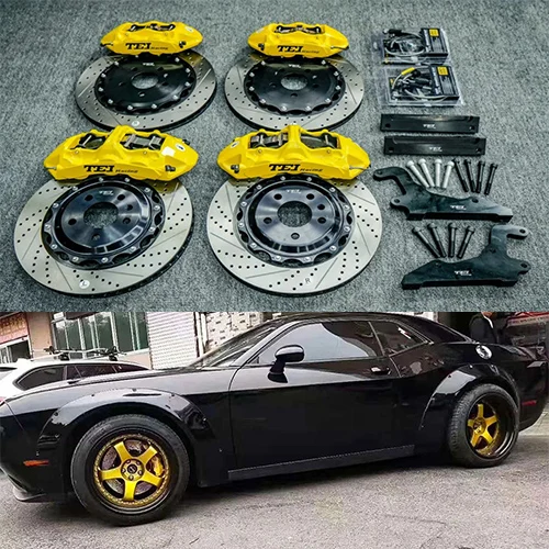 Передняя и задняя часть задней части тормозной комплект 6 поршень и 4 поршня BBK авто тормозные системы для DODGE Challenger SRT-8 20 дюймов