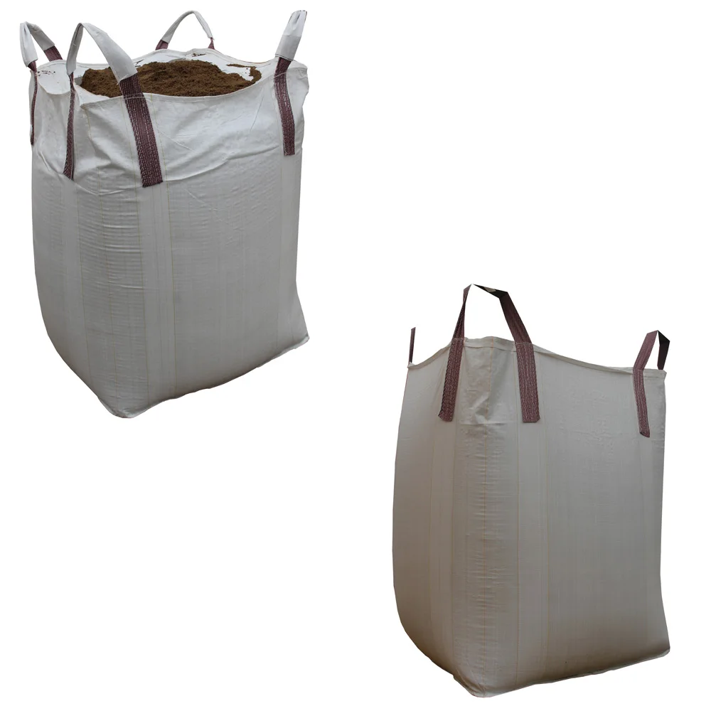 PP big jumbo bulk bag packing for cement sand and building with UV treated 1500kg FIBC