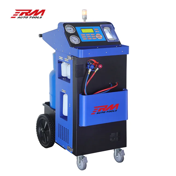 RA3200 ac gas recovery machine AC station CE approve Car ac recovery and exchange flushing machine