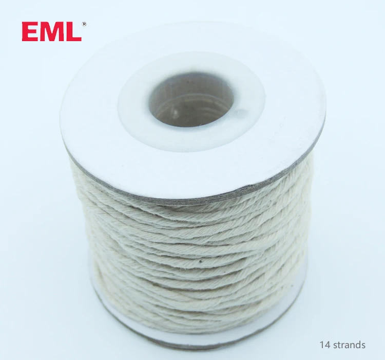 factory wholesale hoodie cord cotton strings reflective thread waxed cotton cord polyester cord manufacturer