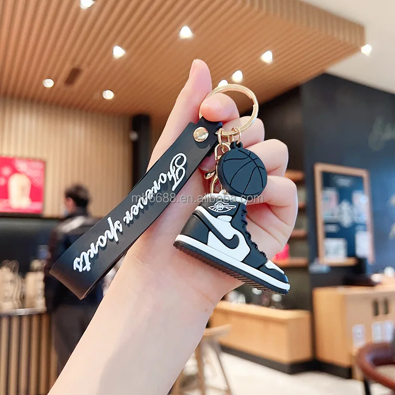 Custom LOGO High Quality Keychain Cute Cartoon 3d /2d PVC Car Ring Rubber Fish Dragon Key chain Soft Keychains