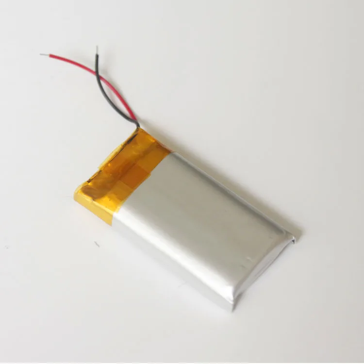 Digital camera rechargeable 602040 350mah 400mah 450mah 3.7v lipo battery with wires