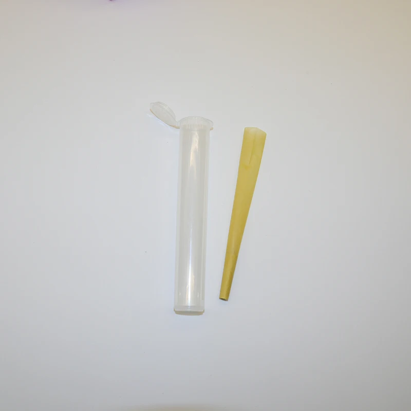 Free sample king size pre roll packs 116 120mm plastic pop up tubes 1 gram pre packs plastic package mix option plastic tube