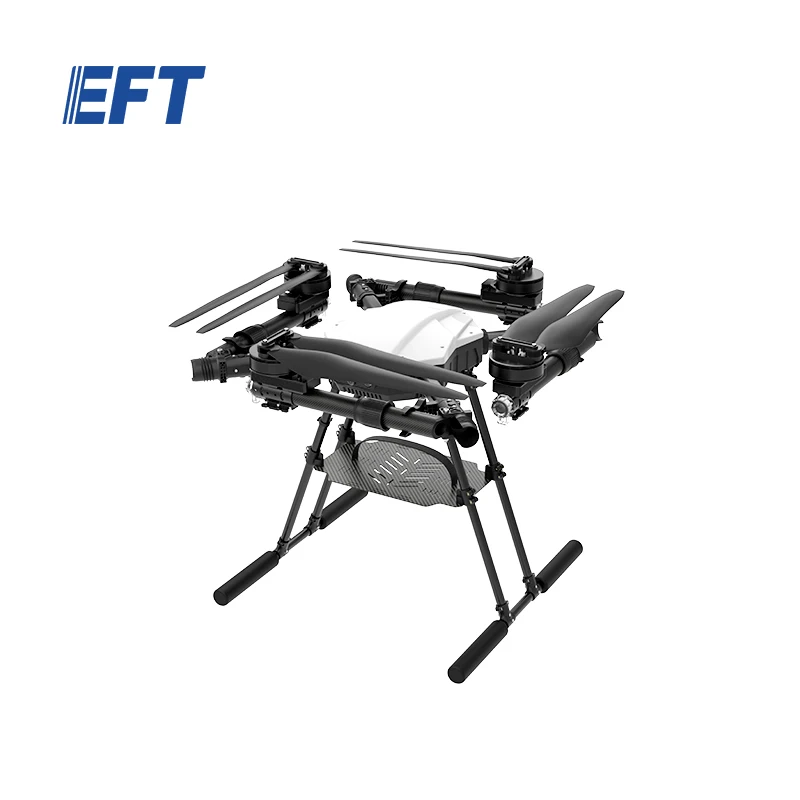 EFT new upgrade E420P multi-functional big industry drone frame easy to DIY cleaning power wash drone for wall window and facade