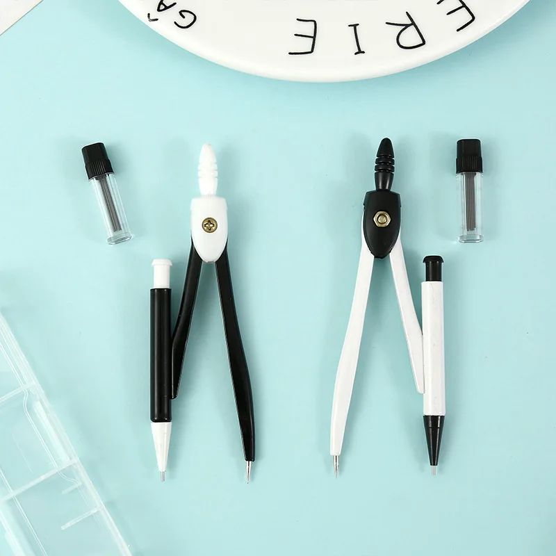 Stationery Drawing Circles Mathematics Pencil Compass Compasses Student Math Drawing Compass With Lead Core Geometry Tools