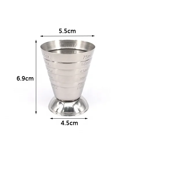 Hot Sale Stainless Steel Oz Bartending Measuring Cup
