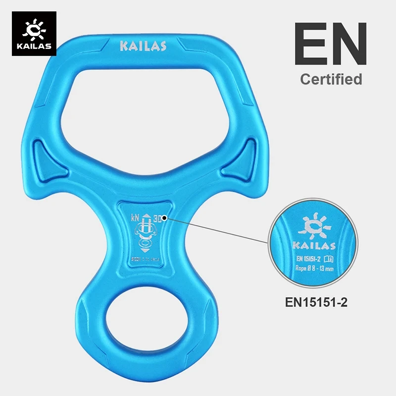 High Quality Customized 8 Ring Escape Rope Aluminum Alloy Outdoor Climbing Figure 8 Ring EB101